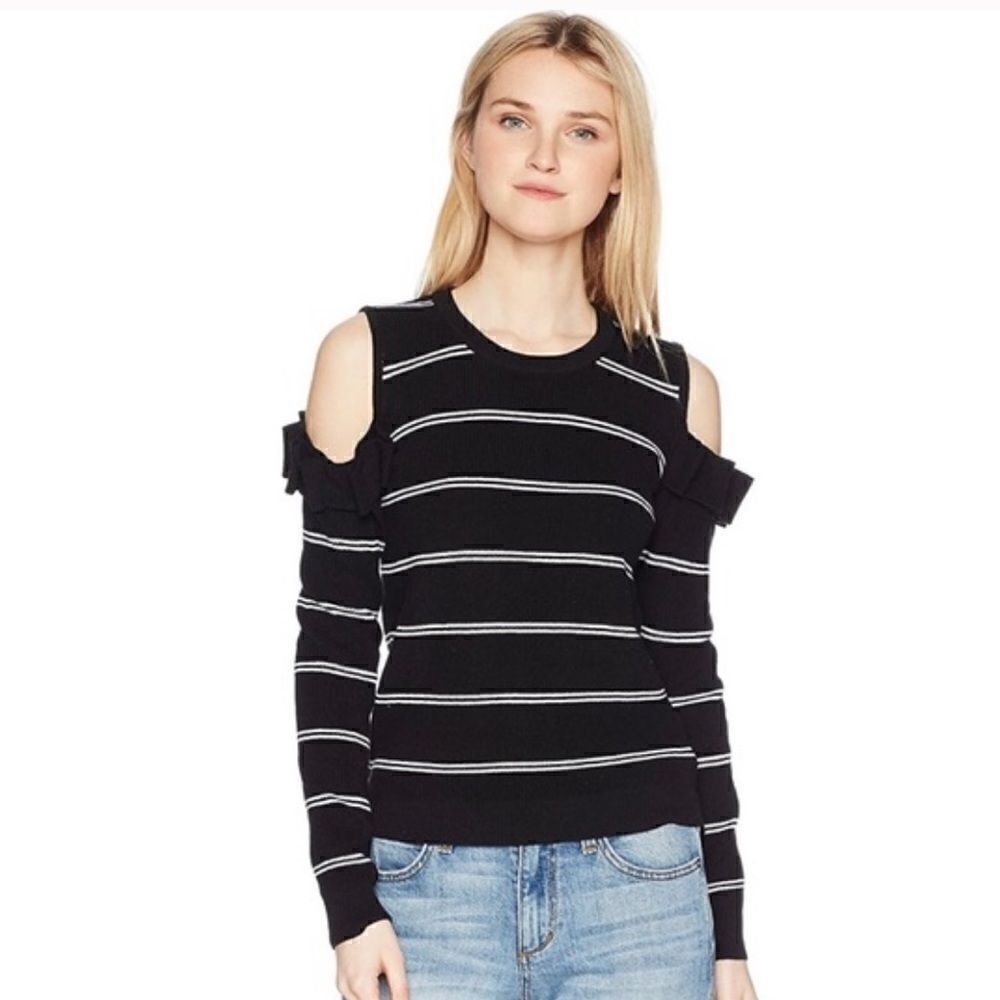 JACK by BB Dakota Cold Shoulder Sweater MEDIUM